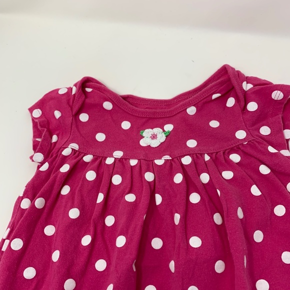 Carter's Pink Polka-Dot Dress & Panties 18 mod - Picture 4 of 7